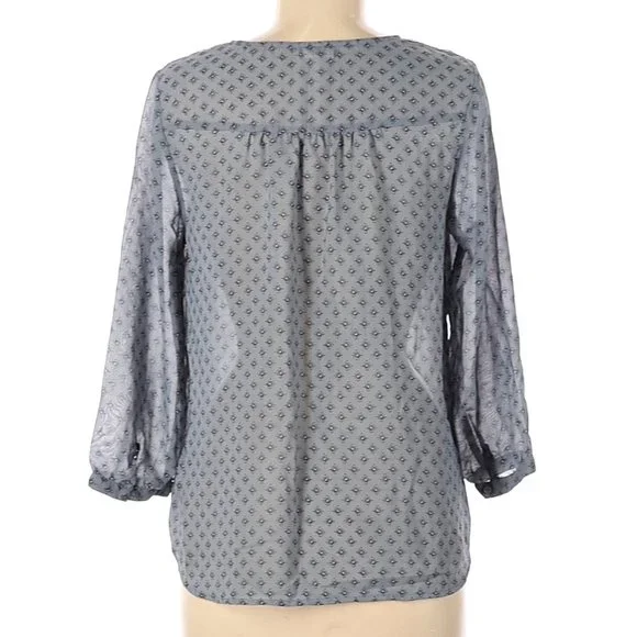 Maurices Sheer Lace Detail Blouse Top Women's M Medium - Picture 11 of 13